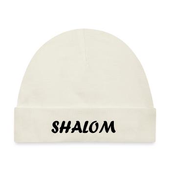 Shalom - Baby Premium Organic Mütze - Naturweiß - Vorne