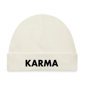 Karma - Baby Premium Organic Mütze - Naturweiß - Vorne