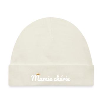 Geliebte Mutter - Baby Premium Organic Mütze - Naturweiß - Vorne