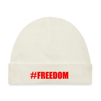 Freedom - Baby Premium Organic Mütze - Naturweiß - Vorne