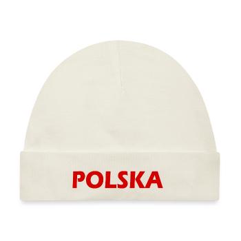 Polska - Baby Premium Organic Mütze - Naturweiß - Vorne