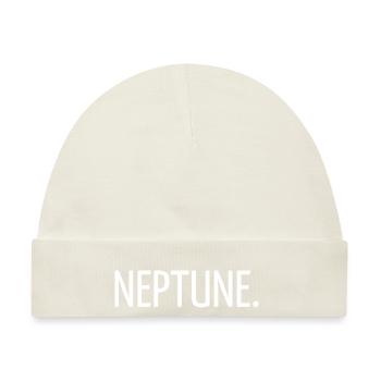 Neptun. - Baby Premium Organic Mütze - Naturweiß - Vorne