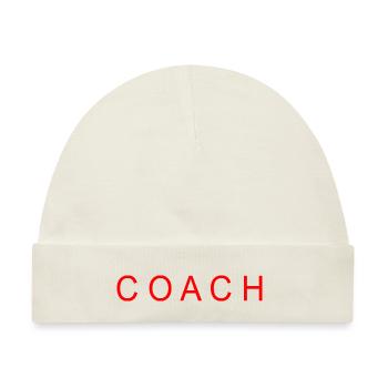 Coach - Baby Premium Organic Mütze - Naturweiß - Vorne