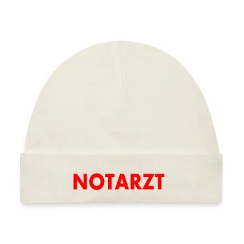 Notarzt - Baby Premium Organic Mütze - Naturweiß - Vorne