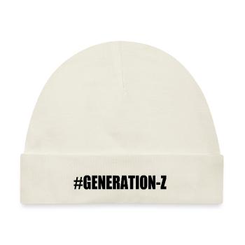 Generation z - Baby Premium Organic Mütze - Naturweiß - Vorne