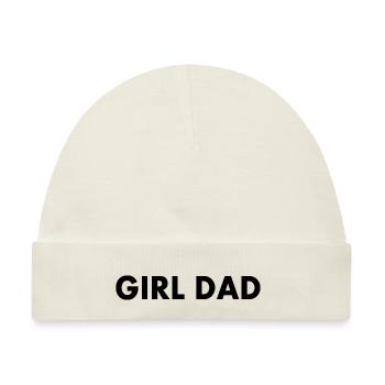 Girl dad - Baby Premium Organic Mütze - Naturweiß - Vorne