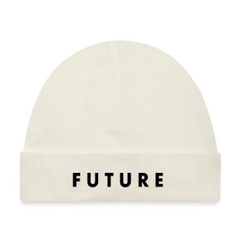 Future - Baby Premium Organic Mütze - Naturweiß - Vorne