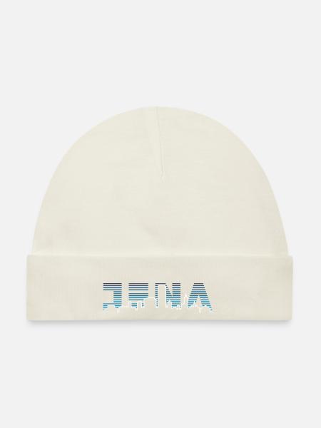 Jena Silhouette Skyline - Baby Premium Organic Mütze - Naturweiß