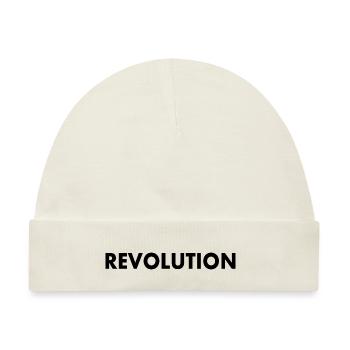 Revolution - Baby Premium Organic Mütze - Naturweiß - Vorne