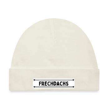 Frechdachs - Baby Premium Organic Mütze - Naturweiß - Vorne