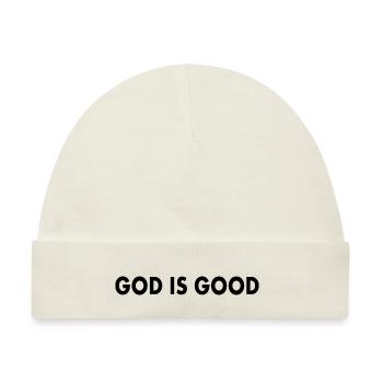 God is good - Baby Premium Organic Mütze - Naturweiß - Vorne