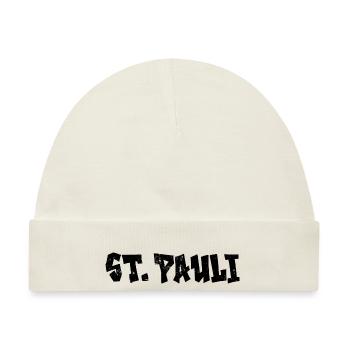 St. Pauli - Baby Premium Organic Mütze - Naturweiß - Vorne