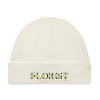 Florist Schriftzug Florist Geschenk Tshirt - Baby Premium Organic Mütze - Naturweiß - Vorne