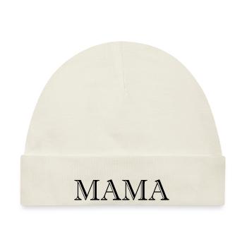 Mama Beste Mama - Baby Premium Organic Mütze - Naturweiß - Vorne