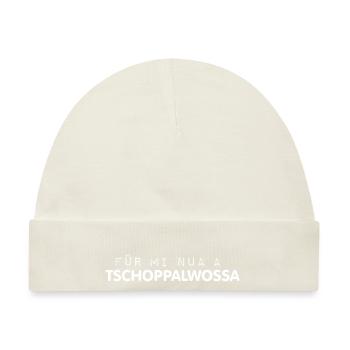 Tschoppalwossa - alkoholfreies Kindergetränk - Baby Premium Organic Mütze - Naturweiß - Vorne
