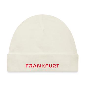 Frankfurt T-Shirt – Skyline Liebe - Baby Premium Organic Mütze - Naturweiß - Vorne