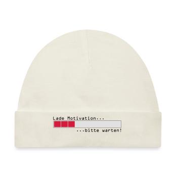 Ladebalken - Baby Premium Organic Mütze - Naturweiß - Vorne
