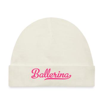 ballerina - Baby Premium Organic Mütze - Naturweiß - Vorne