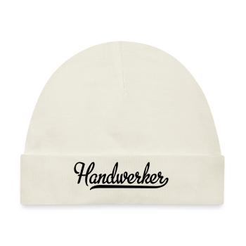 Handwerker - Baby Premium Organic Mütze - Naturweiß - Vorne