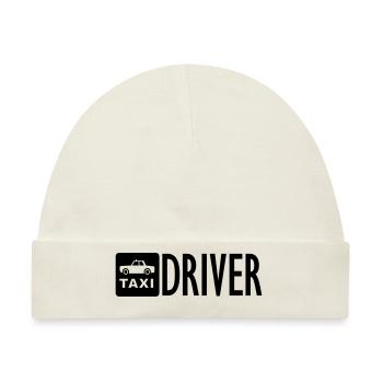 TAXI Driver - Baby Premium Organic Mütze - Naturweiß - Vorne