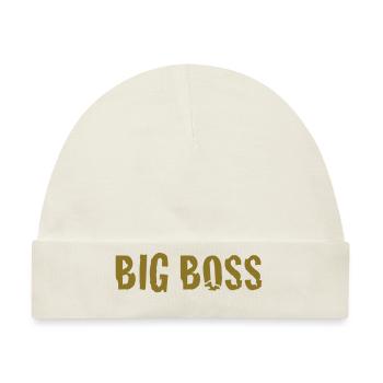 big boss - Baby Premium Organic Mütze - Naturweiß - Vorne