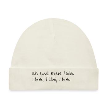Ich und mein Holz - Baby Premium Organic Mütze - Naturweiß - Vorne