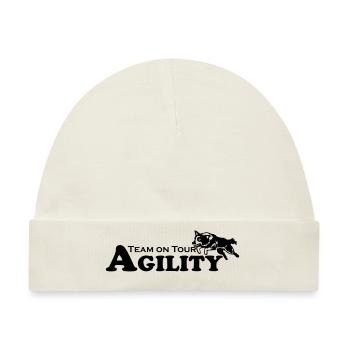 Agility Team on Tour - Baby Premium Organic Mütze - Naturweiß - Vorne
