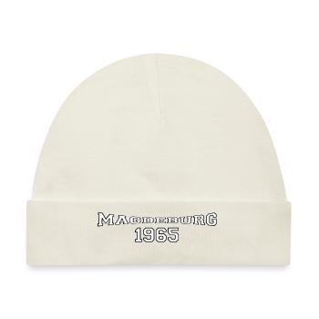 Magdeburg - Baby Premium Organic Mütze - Naturweiß - Vorne