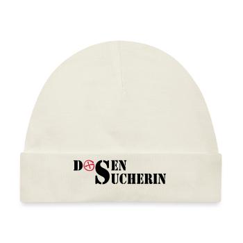 Dosensucherin - 2colors - 2011 - Baby Premium Organic Mütze - Naturweiß - Vorne