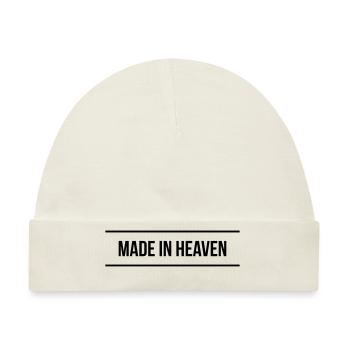made in heaven - Baby Premium Organic Mütze - Naturweiß - Vorne