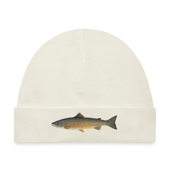 fish471 - Baby Premium Organic Mütze - Naturweiß - Vorne