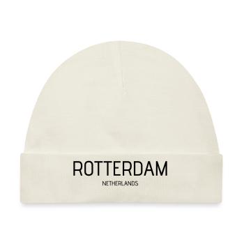 rotterdam - Baby Premium Organic Mütze - Naturweiß - Vorne