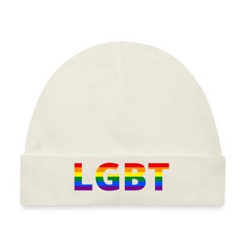 LGBT - Baby Premium Organic Mütze - Naturweiß - Vorne