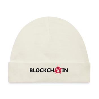 blockchain - Baby Premium Organic Mütze - Naturweiß - Vorne