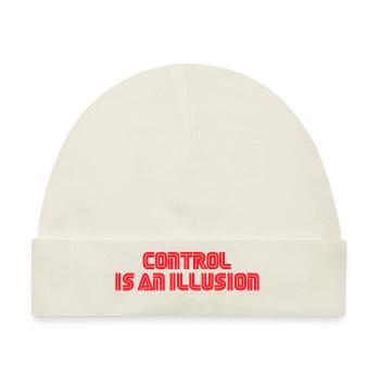 Control is an illusion - Baby Premium Organic Mütze - Naturweiß - Vorne