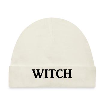 witch - Baby Premium Organic Mütze - Naturweiß - Vorne