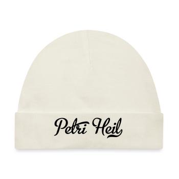 Petri Heil - Baby Premium Organic Mütze - Naturweiß - Vorne