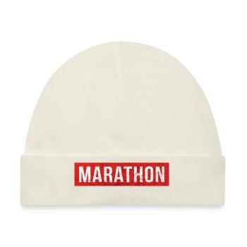 Marathon - Baby Premium Organic Mütze - Naturweiß - Vorne