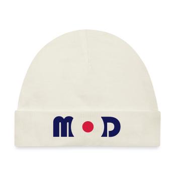 Mod Logo - Baby Premium Organic Mütze - Naturweiß - Vorne