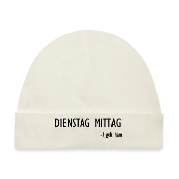 Dienstag Mittag - Baby Premium Organic Mütze - Naturweiß - Vorne