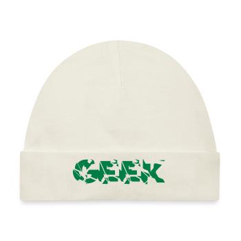 Geek - Baby Premium Organic Mütze - Naturweiß - Vorne