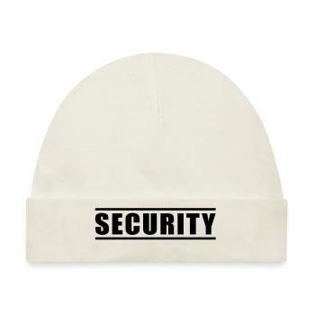 security__f1_ - Baby Premium Organic Mütze - Naturweiß - Vorne