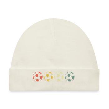 Fußball Fussball Geschenk Sport Kicken Bolzen Ball - Baby Premium Organic Mütze - Naturweiß - Vorne