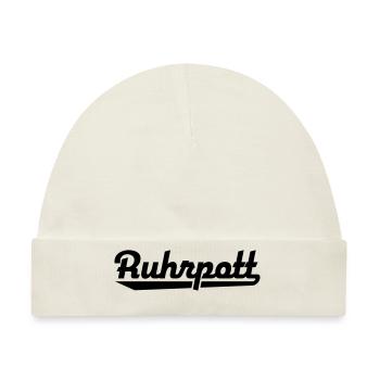 Ruhrpott - Baby Premium Organic Mütze - Naturweiß - Vorne