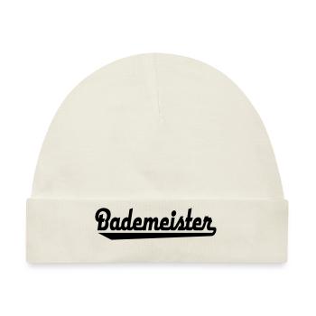 Bademeister - Baby Premium Organic Mütze - Naturweiß - Vorne