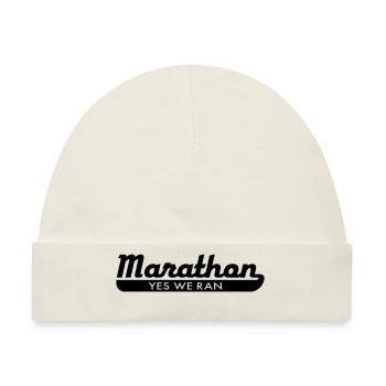 Marathon - Baby Premium Organic Mütze - Naturweiß - Vorne