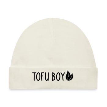 Tofu Boy - Baby Premium Organic Mütze - Naturweiß - Vorne