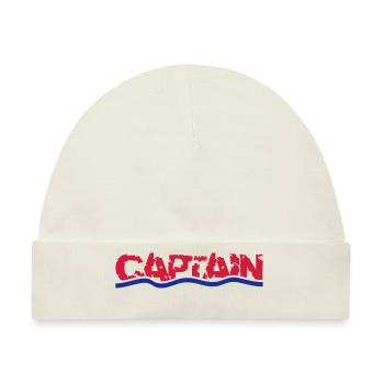 Captain - Baby Premium Organic Mütze - Naturweiß - Vorne