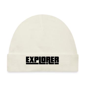 Explorer - Baby Premium Organic Mütze - Naturweiß - Vorne