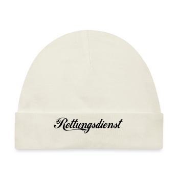 Rettungsdienst - Baby Premium Organic Mütze - Naturweiß - Vorne